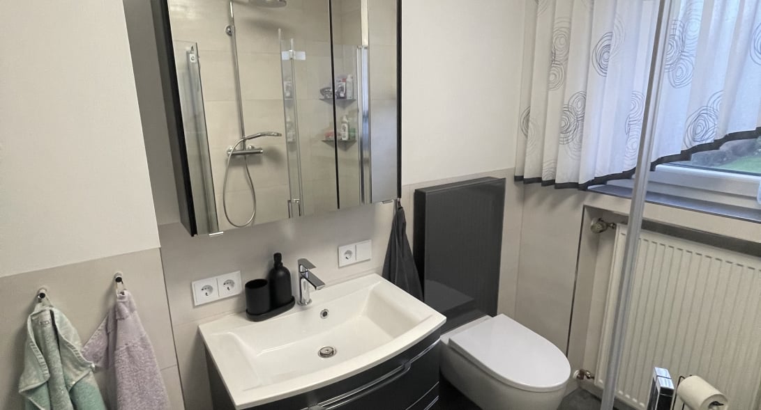 Badezimmer 1 nach der Renovierung