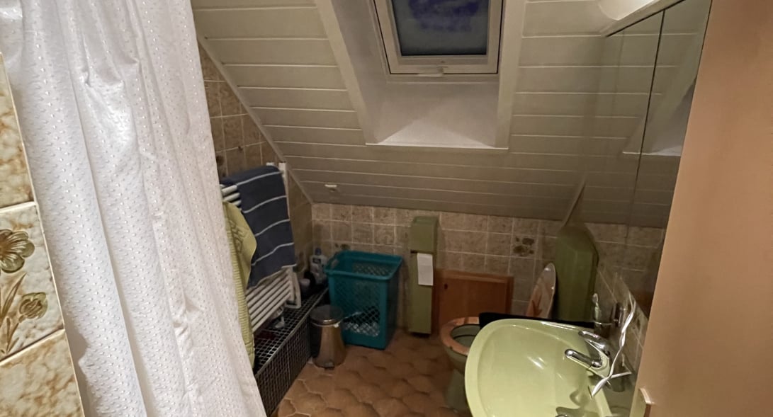 Badezimmer 2 vor der Renovierung