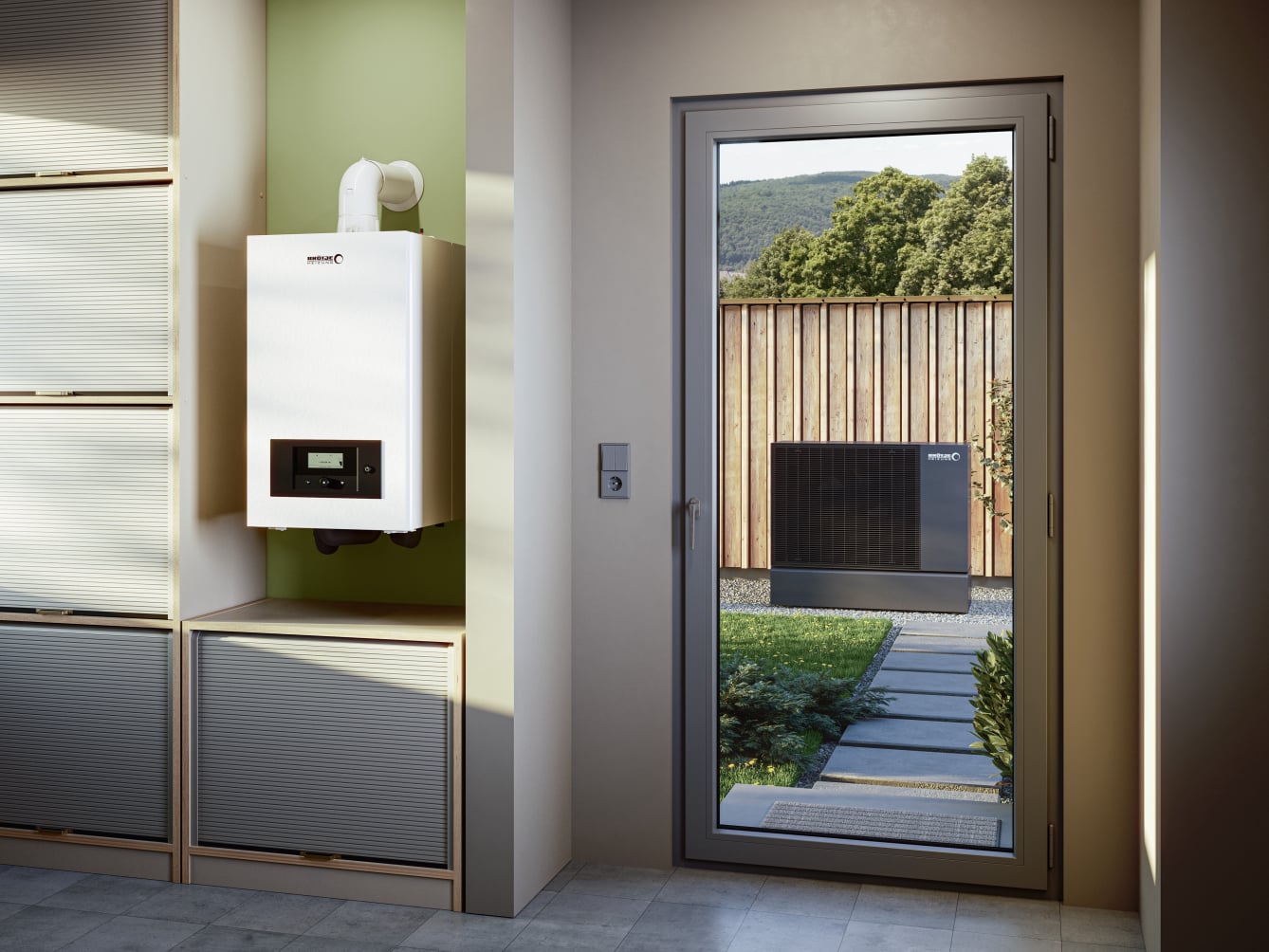 Nachhaltige Wärme - Hybridlösung