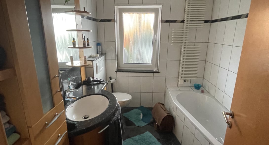 Badezimmer 6 vor der Renovierung